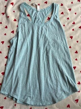 Lululemon Light Blue Racerback Women's Flowy Tank Top